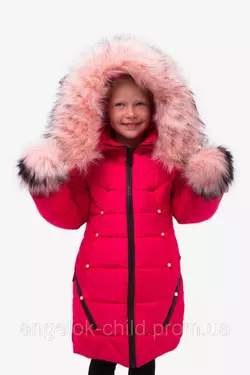 Зимняя куртка пальто для девочек "Бленда" от 2 до 6 лет