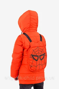 Курточка для мальчика "Паук" ОСЕНЬ 2019, демисезонная куртка для мальчика от 2 до 6 лет