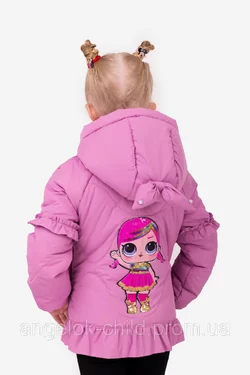 Демисезонная  куртка для девочек "Лол" от 2 до 6 лет, весення детская куртка, НОВ?НКА 2019