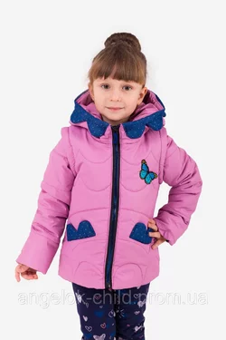 Демисезонная  куртка-жилетка  для девочки "Мона", весенняя куртка для девочки, ОСЕНЬ 2019