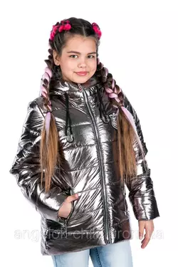 Весенняя курточка для девочки "Блеск", курточка для девочки-подростка