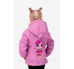 Демисезонная  куртка для девочек "Лол" от 2 до 6 лет, весення детская куртка, НОВ?НКА 2019